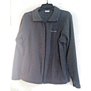 Columbia Women Jacket Large Full Zipper Warm Cozy Fleece‎ Travel  Work Hiking